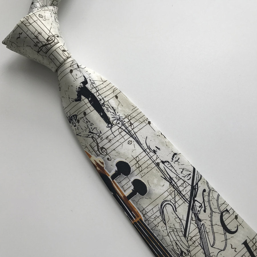Musical Violin Necktie