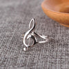 Hollow Treble Clef Ring