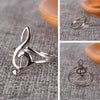 Free - Hollow Treble Clef Ring