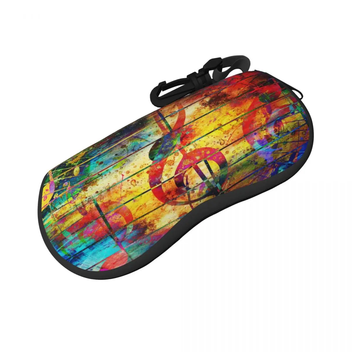 Music Note Portable Glasses Case