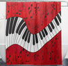 Piano Shower Curtain & Mat
