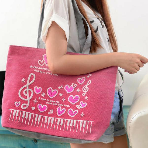 Music Notation Tote Bag