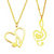 Musical Note Heart Shaped Necklace