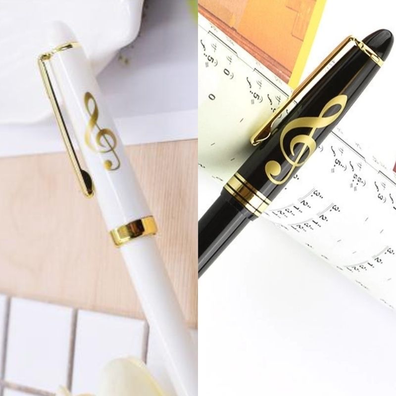 Retractable Treble Clef Ballpoint Pen