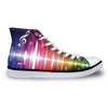 Musical Note Women High Top Sneakers