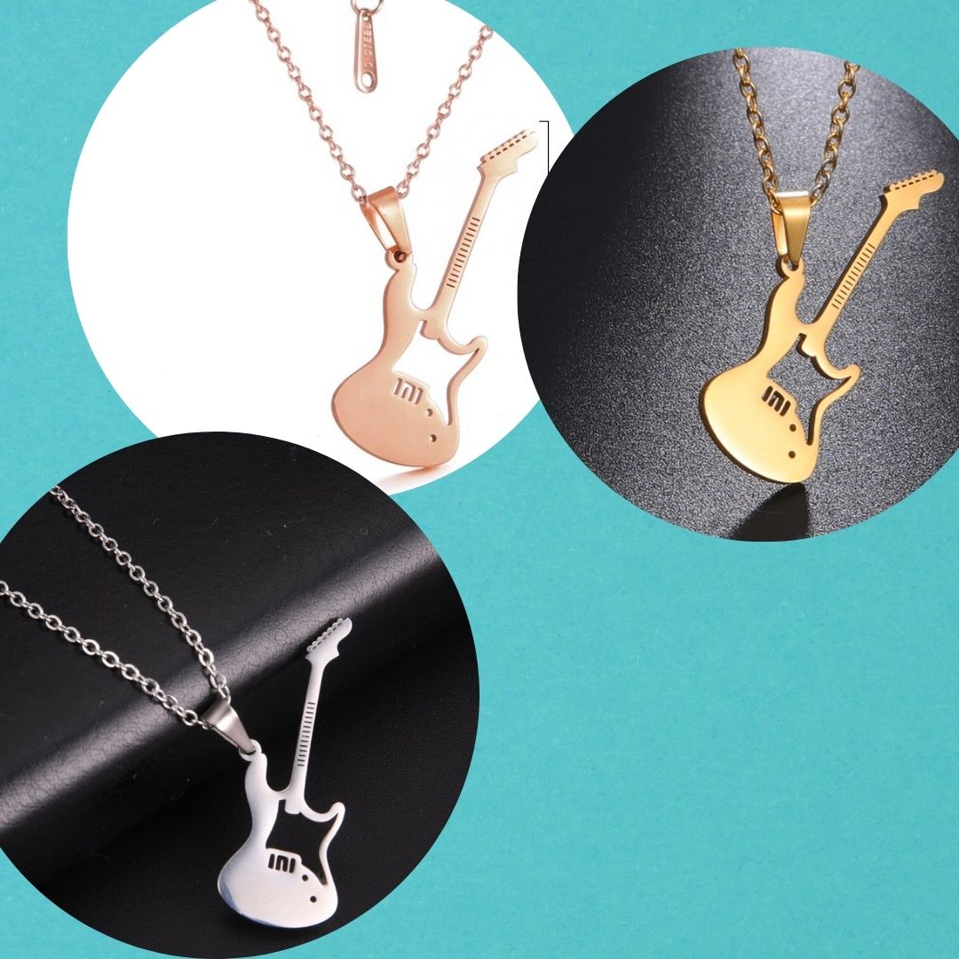 Guitar Shape Necklace