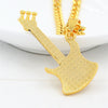 Rock Music Guitar Pendant Necklace