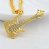 Rock Music Guitar Pendant Necklace