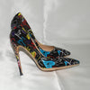 Artistic Graffiti Stiletto High Heels