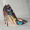 Artistic Graffiti Stiletto High Heels