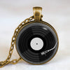 Vinyl Record Pendant Necklace