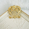 Vintage Golden Harp Brooch