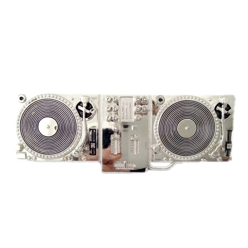 Vintage Silver Disc Belt