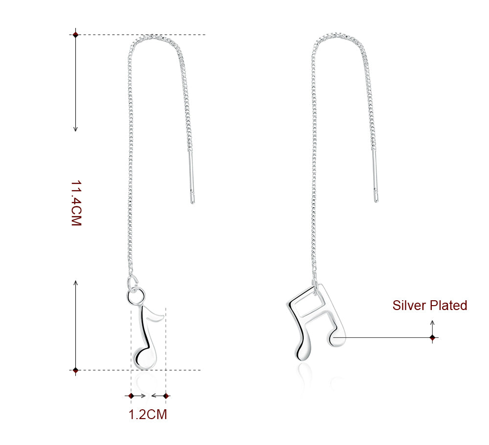 Music Note Long Earrings™