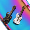 Guitar Shape Metal Brooch