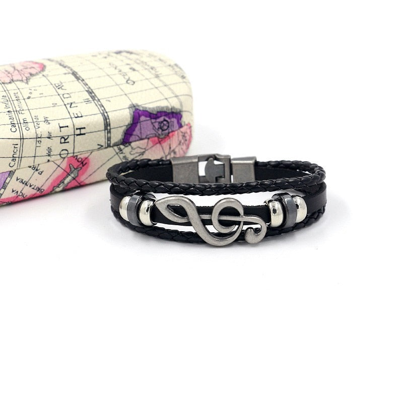 Music Clef Vintage Multi-layer Bracelet