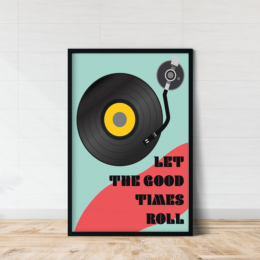 Vintage Vinyl Record Wall Art