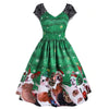 Puppies Musical Notes Christmas Dress