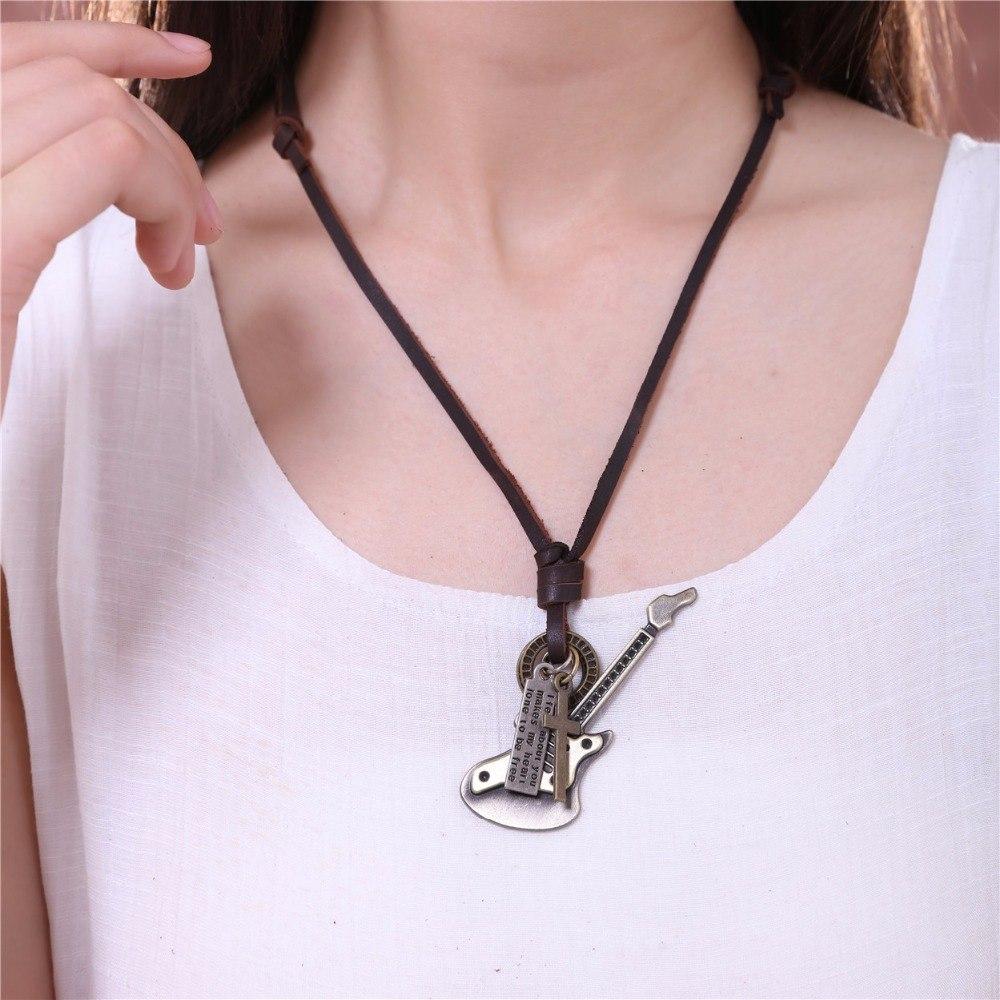 Vintage Guitar Necklace