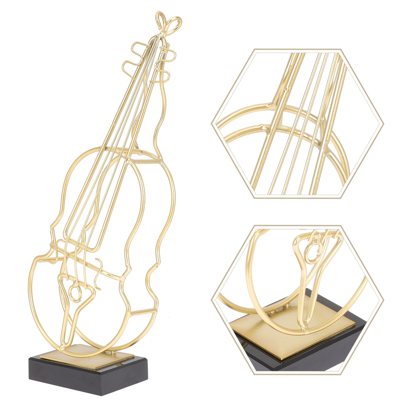 Violin Instrument Metal Ornament