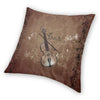Violin Music Note Cushion Cover