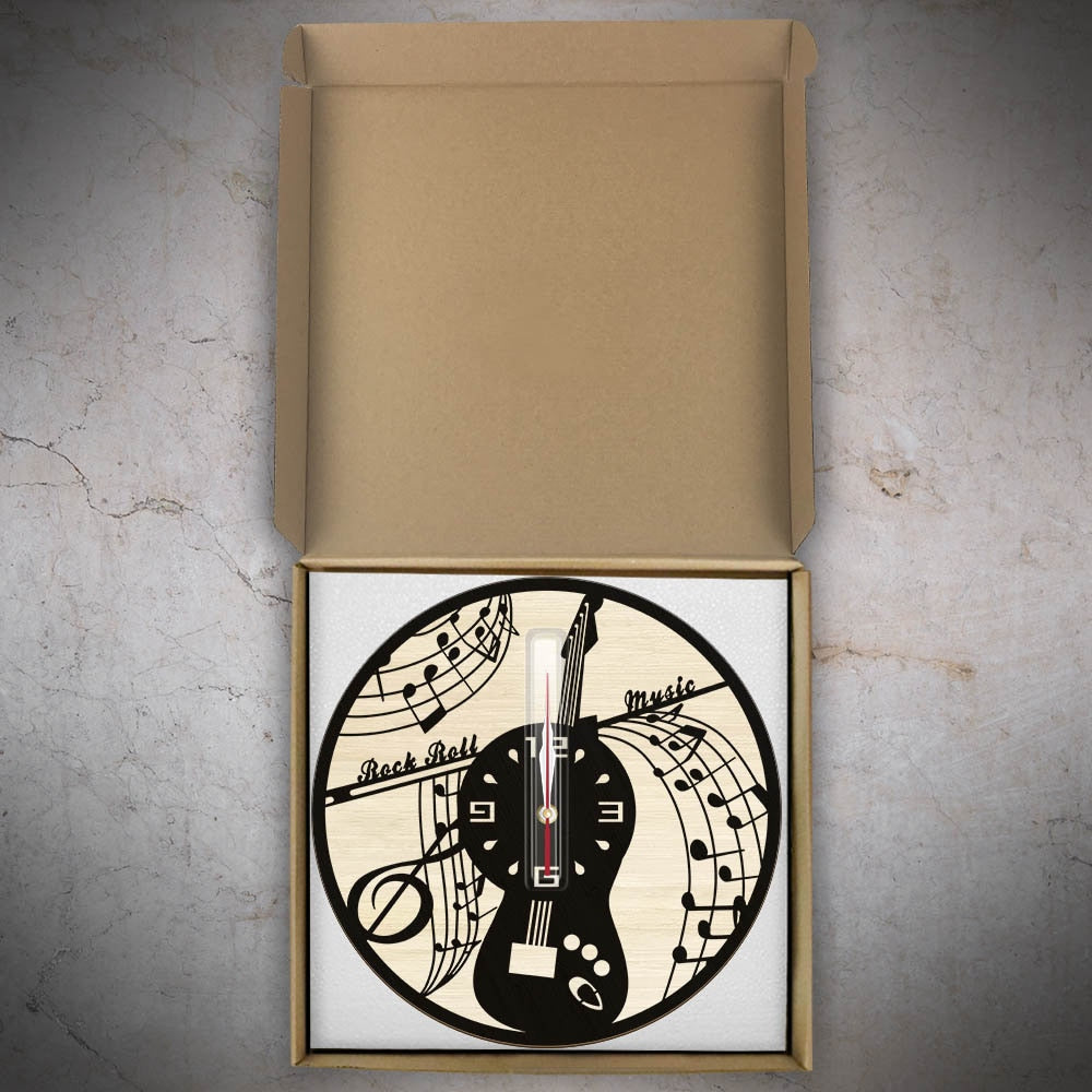 Rock n Roll Music Wall Clock