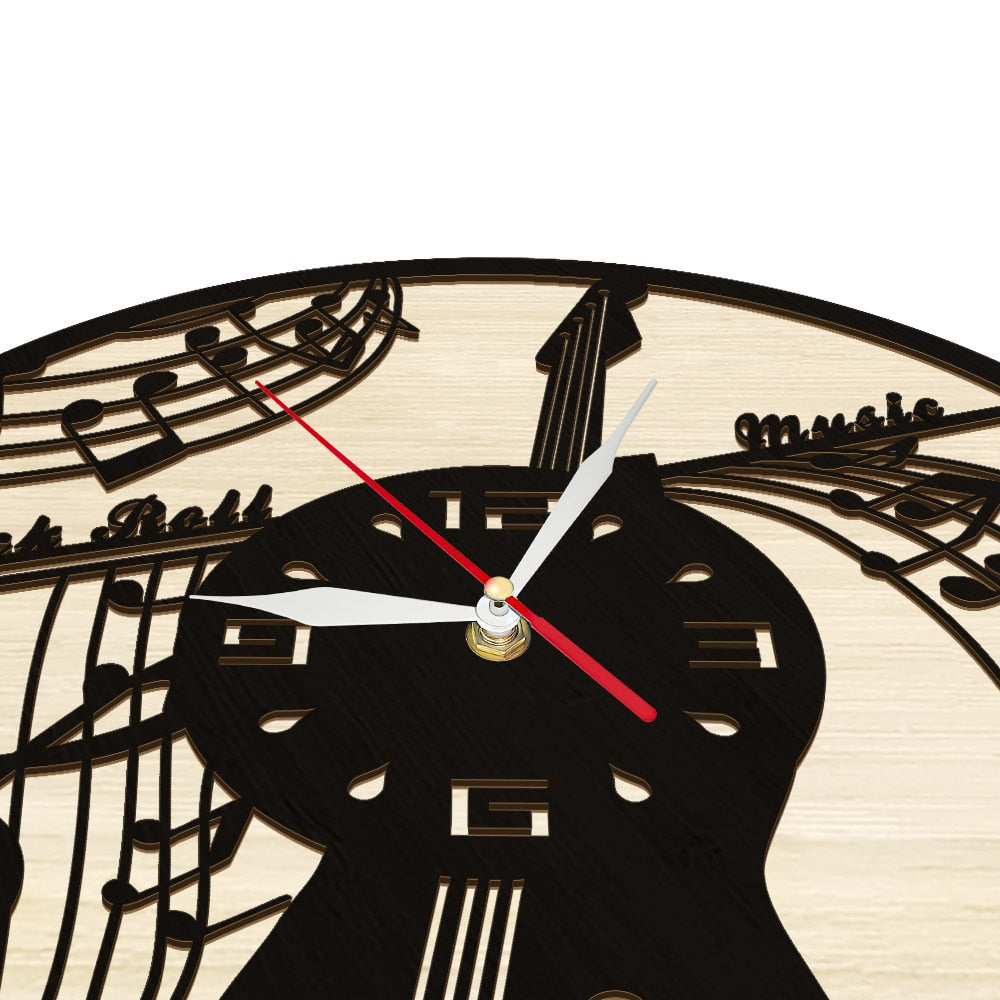 Rock n Roll Music Wall Clock