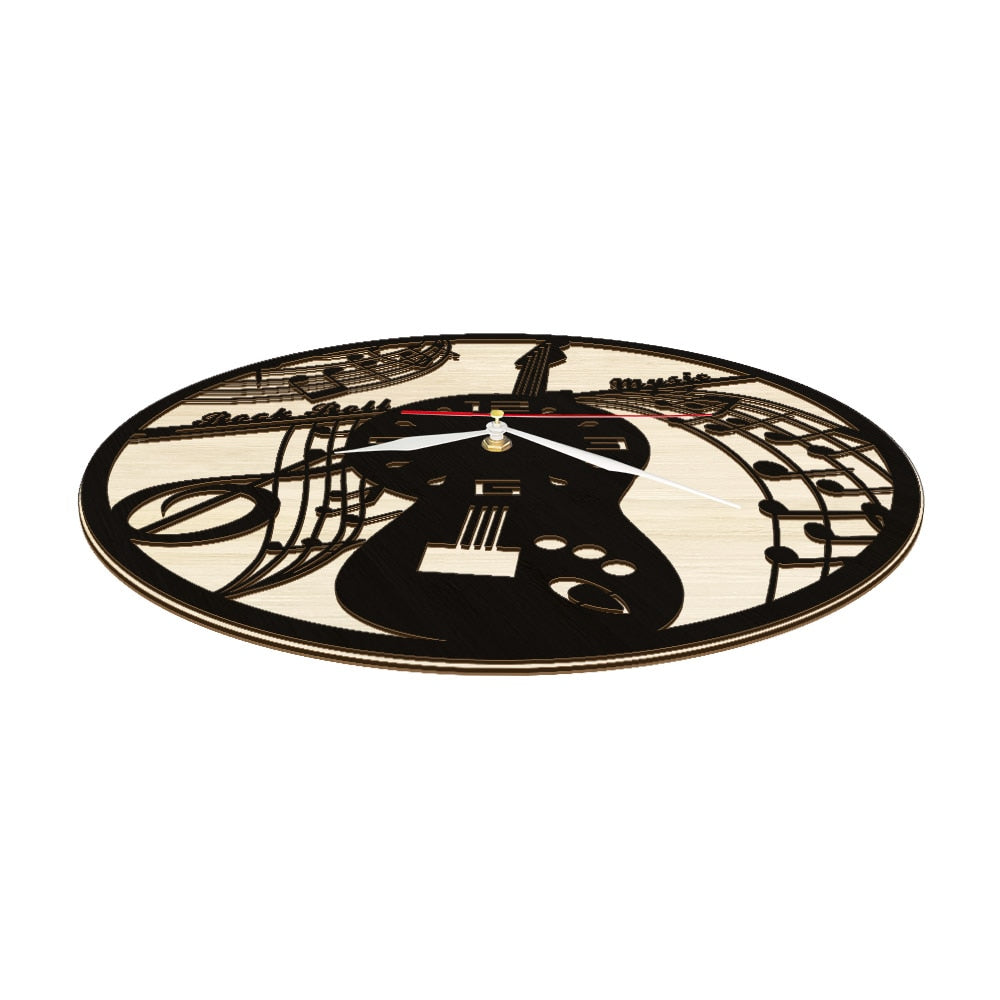 Rock n Roll Music Wall Clock