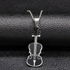 Black Violin Necklace