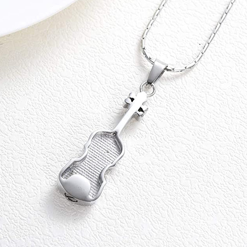 Violin Urn Necklace