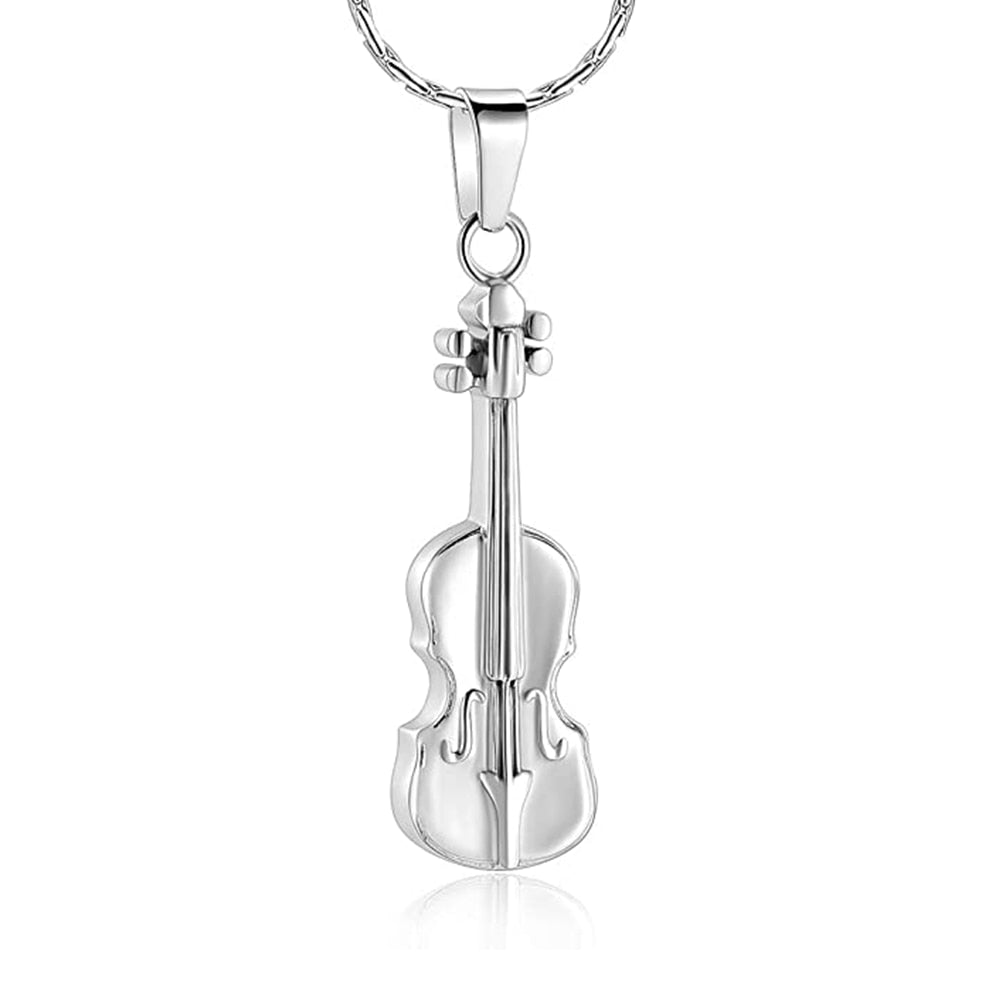 Violin Urn Necklace