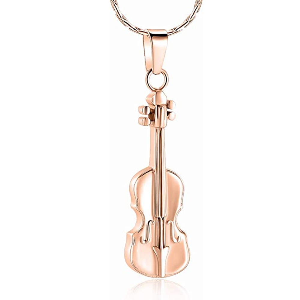 Violin Urn Necklace
