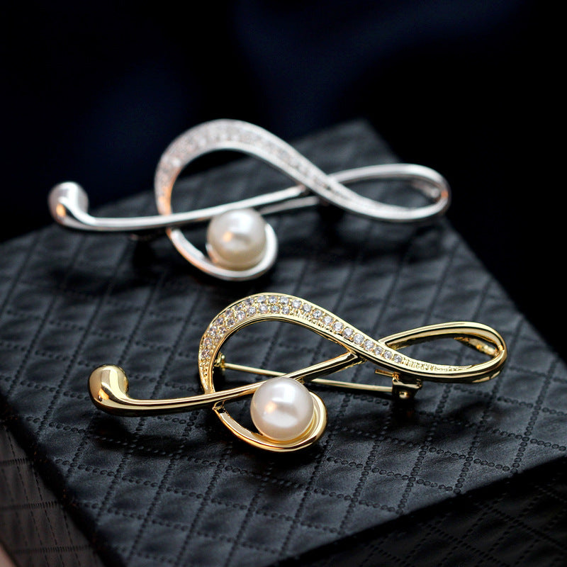 Elegant Music Note Brooch - Artistic Pod Review