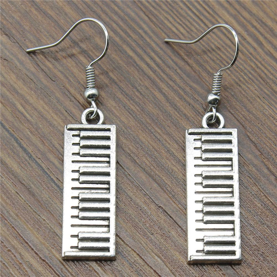 Piano Keyboard Drop Earrings