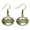 Free - Musical Note Charm Drop Earrings