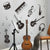 Musical Instruments Wall Sticker Set