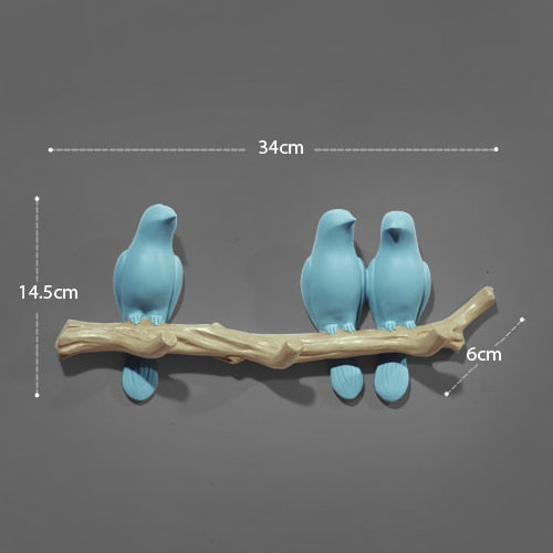 Resin Bird Wall Decor Hanger