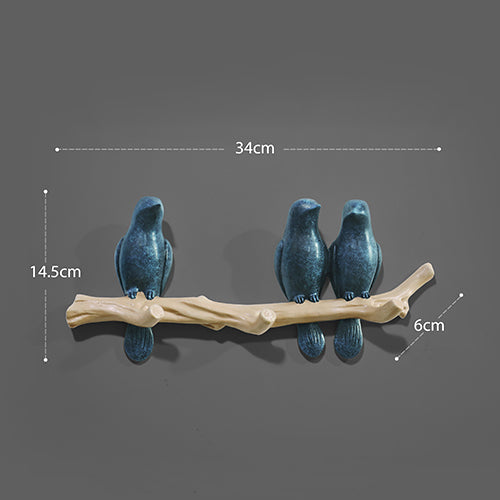 Resin Bird Wall Decor Hanger