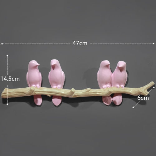 Resin Bird Wall Decor Hanger
