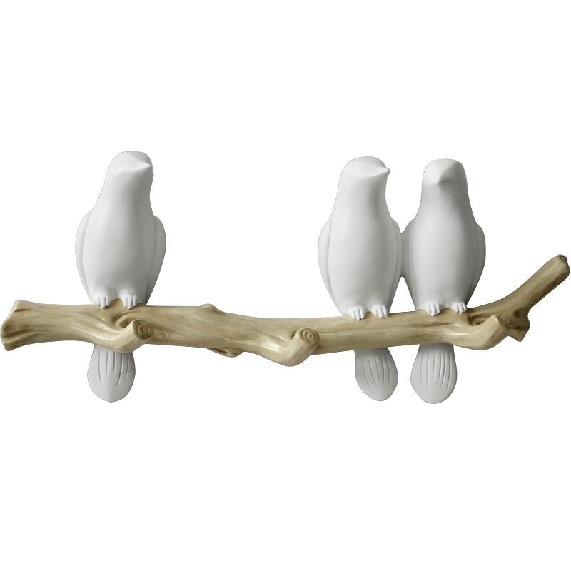 Resin Bird Wall Decor Hanger