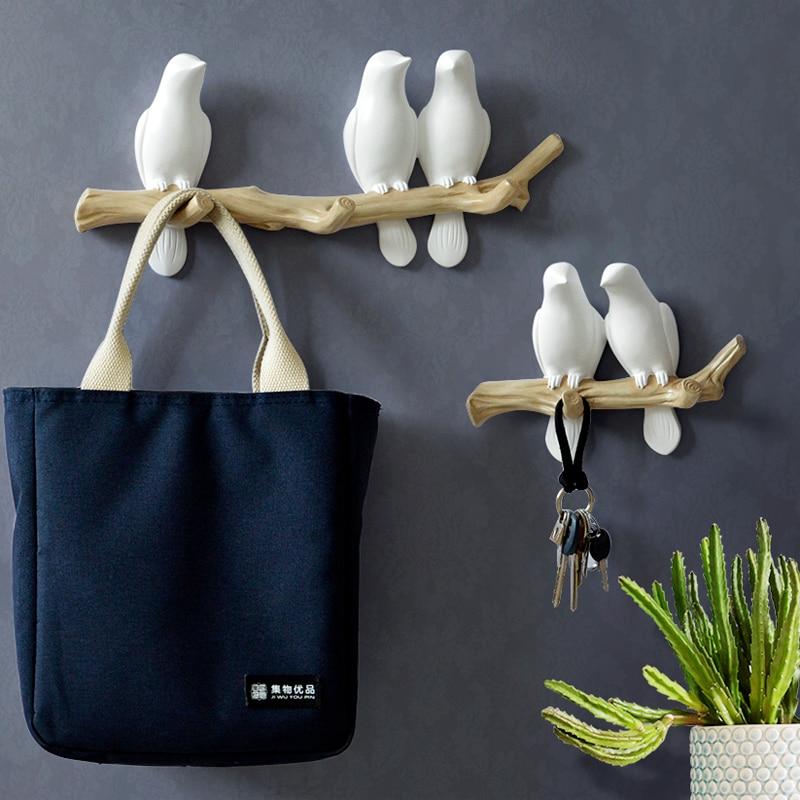 Resin Bird Wall Decor Hanger