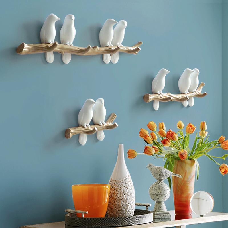 Resin Bird Wall Decor Hanger