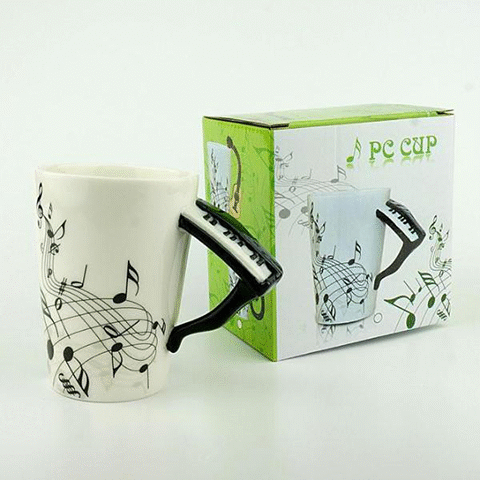 Piano Ceramic Cup - Artistic Pod