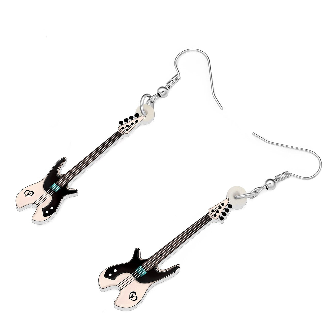 Guitar Dangle Drop Earrings