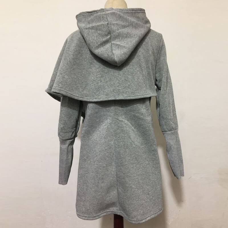 "When Words Fails Music Speaks" Irregular Hoodie - { shop_name }} - Review