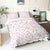 Pink Music Notes Bedding Set