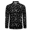 Music Note Blouse Shirts