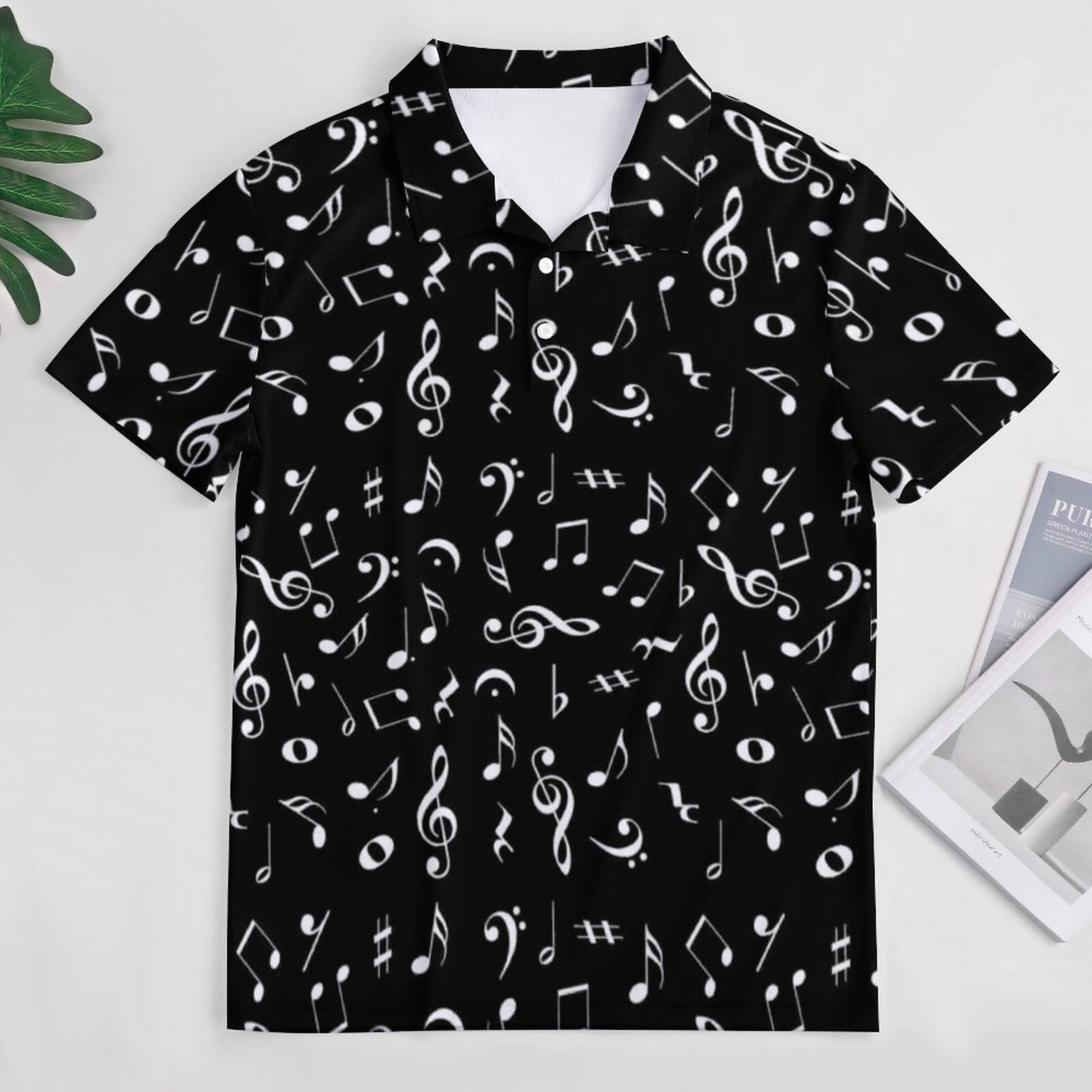 Music Notes Polo Shirt