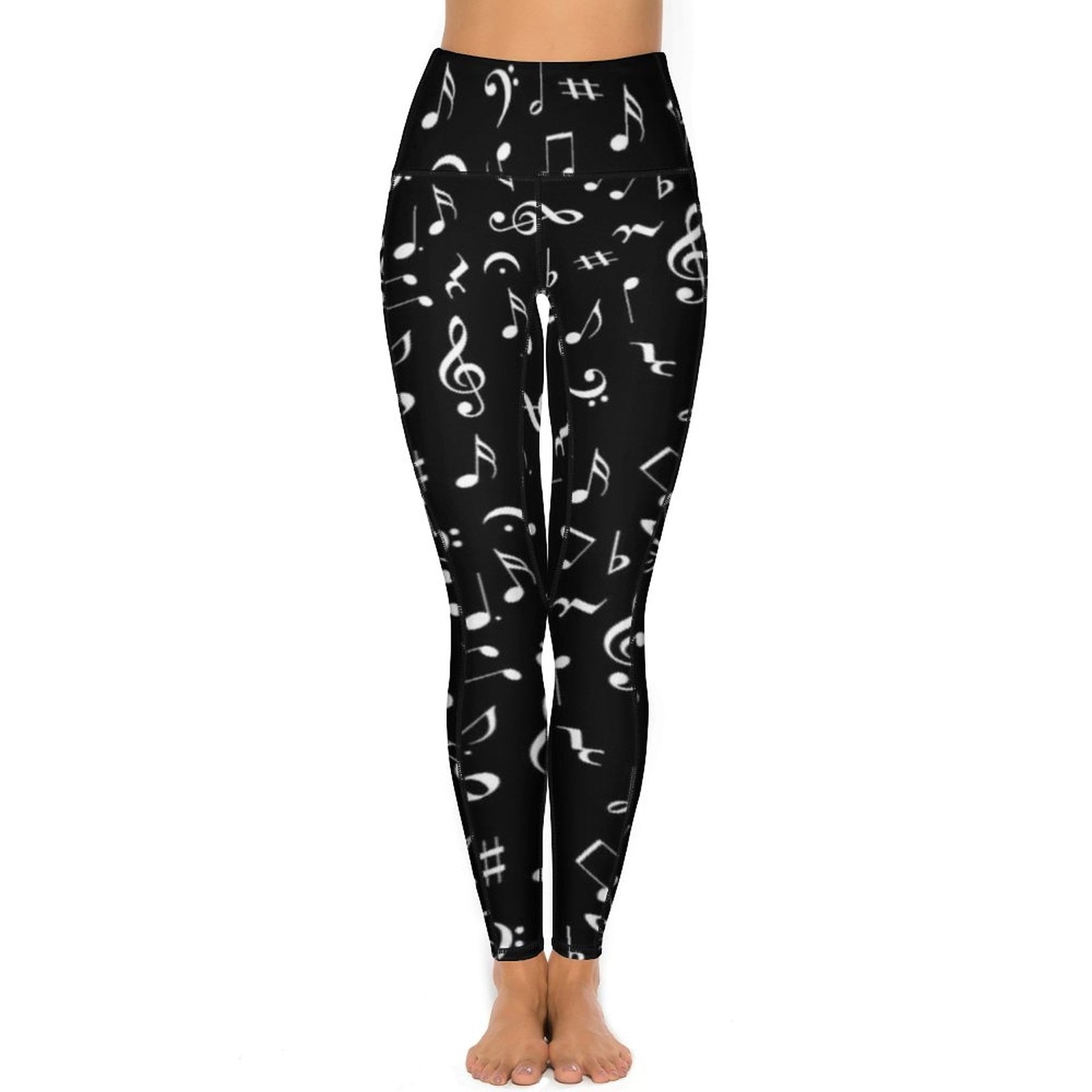Classic Music Notes Leggings