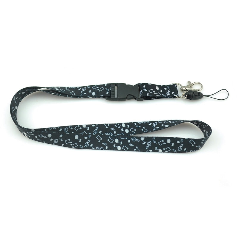 Music Notes Lanyard Set